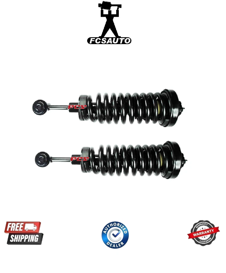 2 Rear Strut Coil Springs Assembly For 2003-2006 Lincoln Navigator - Image 1 of 1