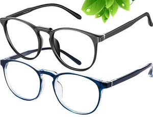 Blue Light Blocking Glasses Women/MenRetro Round Anti Eyestrain Computer Gami... - Picture 1 of 6