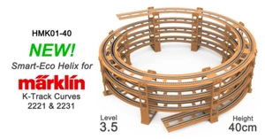 HMK01-40 CM Helix for Marklin K-Track / Giro de vía para vía K (2221 y 2231) - Imagen 1 de 3