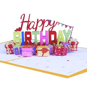 Birthday Pop Up Cards - Picture 1 of 25