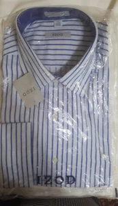 Camisa de algodón de manga larga Izod para hombre  - Imagen 1 de 4