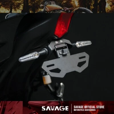 For YAMAHA MT-07 FZ07 YZFR7 Tail Tidy Rear Fender Eliminator License Plate Light - Image 1 of 4
