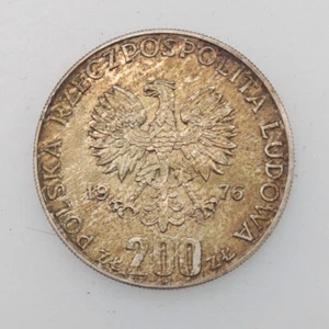 Polen 200 Zloty 1974 - Olympiade - Silber 625/1000 - 14,3g - vz - Bild 1 von 2