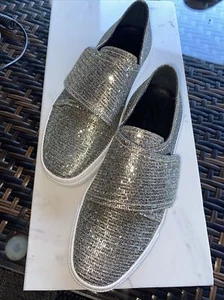 ZCD Montreal Silber Sneaker Größe 6,5 Italienische Schuhe 37 Neu ohne Karton Made In Italy - Bild 1 von 12