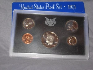 1971 S (1) ONE SET = *5* PROOF COINS ORIGINAL MINT PACKAGING - Picture 1 of 1