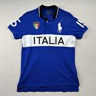 Polo Ralph Lauren Shirt Mens L Italia Jersey Embroidered Rugby 15 Big Pony Italy