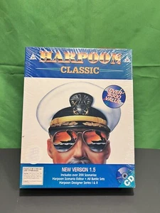 Harpoon Classic New Version 1.5 Naval Simulator Big Box PC Game Sealed/New - Picture 1 of 4