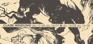 Claire WENDLING carte invitation expo 1992 - Picture 1 of 1
