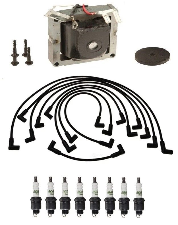 Fios de ignição 1 bobina 8 velas de ignição kit ACDelco para Oldsmobile Cutlass Cruiser - Imagem 1 de 1
