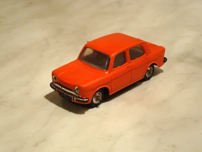 Rare Simca 1000 berline orange  NOREV TBE no Solido, Dinky, CIJ - Photo 1/4