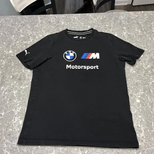 Men's Puma BMW M Motorsport Logo T-Shirt Black Size Medium M3 M4 M5 X3 X6 - Picture 1 of 7