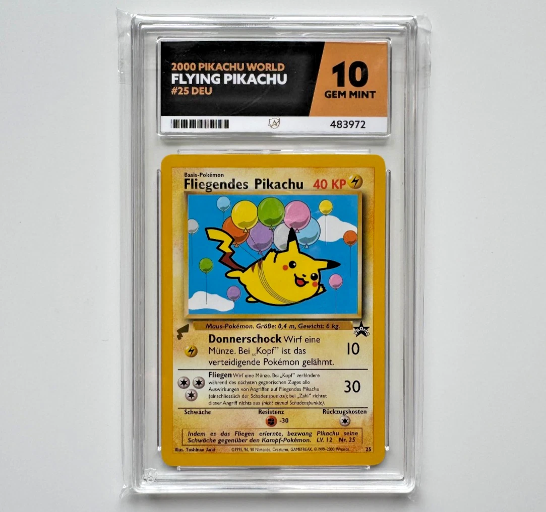 Pikachu Pokémon TCG German Individual Collectible Card Games for