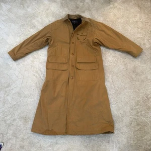 Vintage Polo Ralph Lauren Coat S Canvas Chore Lined Western Duster Cowboy USA - Picture 1 of 17