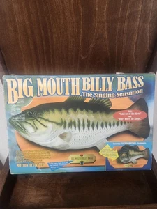 Vintage Gemmy Big Mouth Billy Bass singender Fisch 1998 Bring mich zum Fluss Keine Sorge - Bild 1 von 3