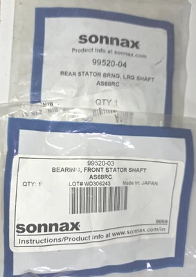 2007-UP DODGE AS68RC TRANSMISSION PUMP STATOR SONNAX BEARINGS 99520-4 99520-03 - Image 1 of 2