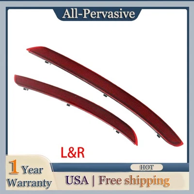 Par de reflectores de parachoques trasero para Mercedes Benz ML350 GLE350 ML63 AMG GLE400 Foto 1 de 4