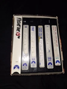 Friday the 13th VHS lot  with and without cases Custom Box ( READ DESCRIPTION) - Picture 1 of 13