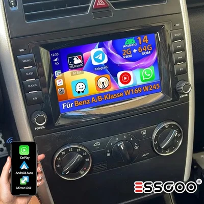 Apple Carplay 2+64G Für VW Crafter 2006-2016 Android 15 Autoradio GPS Navi WIFI - Bild 1 von 4