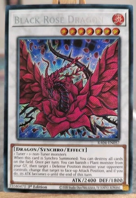 BLACK ROSE DRAGON - RA04-EN057 Secret Rare / 1st Edition Near Mint  - Bild 1 von 2