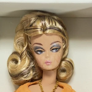 PALM BEACH SWIM SUIT ~ BARBIE SILKSTONE ~ GOLD LABEL ~ MATTEL ~ NRFB - Picture 1 of 15