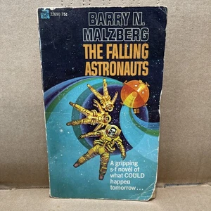 The Falling Astronauts by Barry Malzberg Ace 1971 1st pnt Davis Meltzer cover - Picture 1 of 11