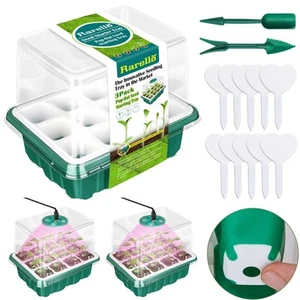 36 Cells Seed Starter Tray with Grow Light, Reusable Pop-Out Seed Starter Kit... - Picture 1 of 6