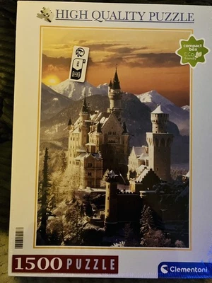 CLEMENTONI 1500 шт. пазл: замок Нойшванштайн новый! ЗАПЕЧАТАННЫЙ! - Изображение 1 из 4