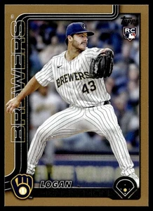 2025 Topps Update Gold Logan Henderson Rookie /2025 Brewers #US137 C79 - Picture 1 of 2