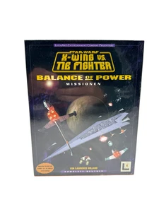 Star Wars X-Wing VS Tie Fighter Balance of Power Missioni PC CD-ROM Big Box NUOVO - Foto 1 di 6