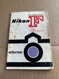 Nikon F Photomic - Manual de cámara réflex completamente automática - Instrucciones de colección - Imagen 1 de 3