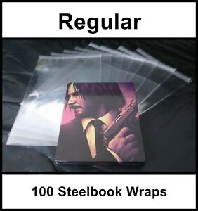 Blu-ray / DVD Steelbook Protective Wraps / Sleeves (Pack of 100)