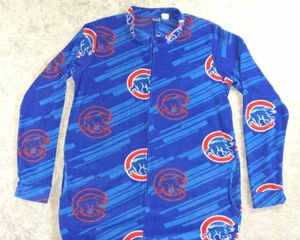 Chicago Cubs Medium Footed Pajamas 1 Piece Unisex Adult Concept Sports Fleece - Picture 1 of 13