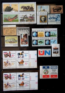 1970 Year Set - Cat # 1387-1392, 1405-1422 Twenty-Eight Stamps MNH OG VF/XF - Picture 1 of 5