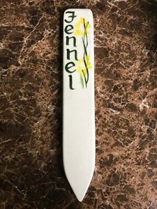 Vintage Clay Collections Fennel Herb Marker - Picture 1 of 4