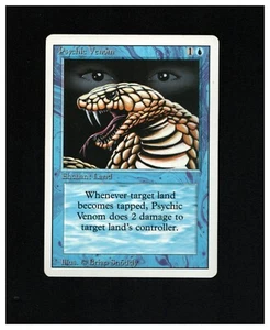 MTG Psychic Venom SP Revised Magic the Gathering ~ Free Shipping ~ - Picture 1 of 2