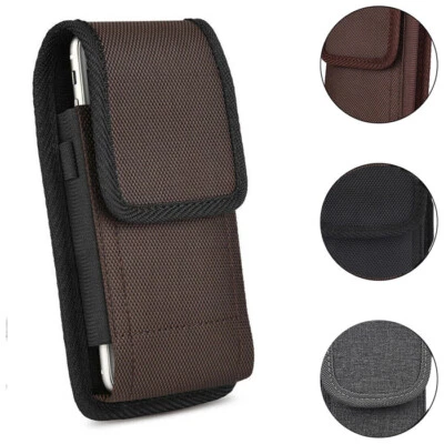 Men Cell Phone Holster Belt Pack Bag Loop Waist Holster Pouch Cover Case​ Wallet - Image 1 of 4