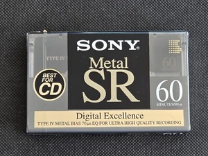 SONY METAL SR 60 VS. IV TYPE IV LEERKASSETTE TAPE (VERSIEGELT) - Bild 1 von 2