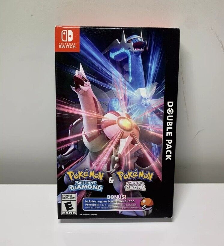 Pokemon Brilliant Diamond and Shining Pearl Double Pack - Nintendo Switch - New