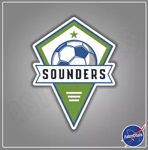 Seattle Sounders FC MLS Soccer Football Logo Sticker Decal *Size: 3"-12"* - Picture 1 of 1