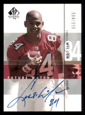 2001 SP Authentic #127 Cedrick Wilson AU RC /550 - Image 1 of 2