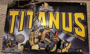 Bandai Mighty Morphin Power Rangers Legacy Titanus Carrier Zord Black Gold 2017 - Picture 1 of 13