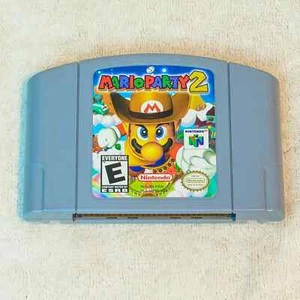 Mario Party 2 - Nintendo 64 (N64) solo cartuccia gioco - autentico funzionante - Foto 1 di 5