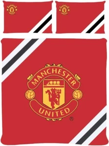 Manchester United FC Football Duvet Cover Bedding Set Double Official Licensed - Picture 1 of 5