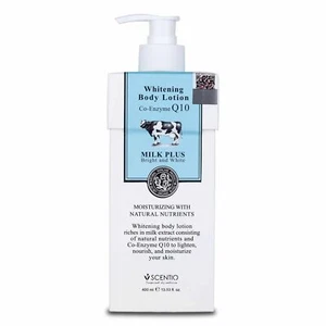 Scentio Milk Plus Body Lotion CoQ10 Hydrating Radiant Skin Care 400ml - Picture 1 of 2