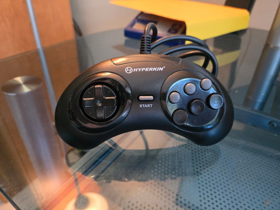Controlador con cable Hyperkin Sega Genesis para Sega Genesis - Probado y funcionando Foto 1 de 1