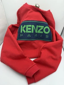 KENZO Paris Medium Red Sweat Shirt - Picture 1 of 3