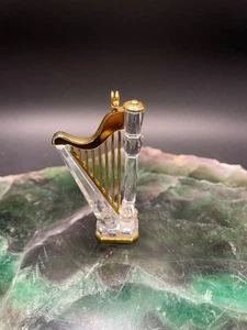 Swarovski Gold & Kristall HARF Christmas Memories Musikinstrument Schwan gemarkt - Bild 1 von 11