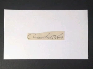 Diomedes Olivo (d.1977) Signed Autograph Cut Pittsburgh Pirates Debut 1960 - Picture 1 of 2