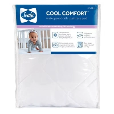 Almohadilla de colchón impermeable Sealy Cool Comfort & para niños pequeños Foto 1 de 4
