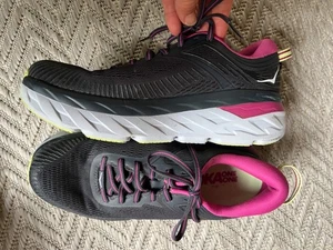 HOKA Bondi 7 Shoes Sneakers Women's Size 8 EU 40 Blue Running Athletic - Picture 1 of 14